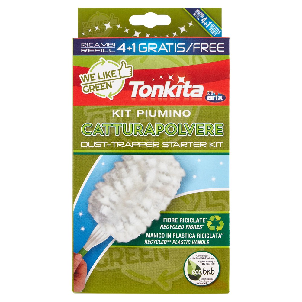 Kit Catturapolvere + 5 Piumini We Like Green Tonkita - Foto 1