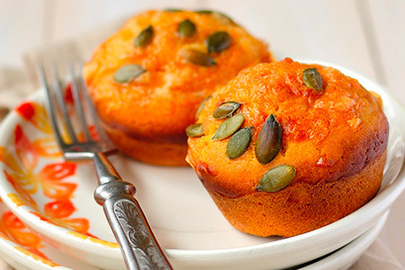 Muffin vegani alla zucca