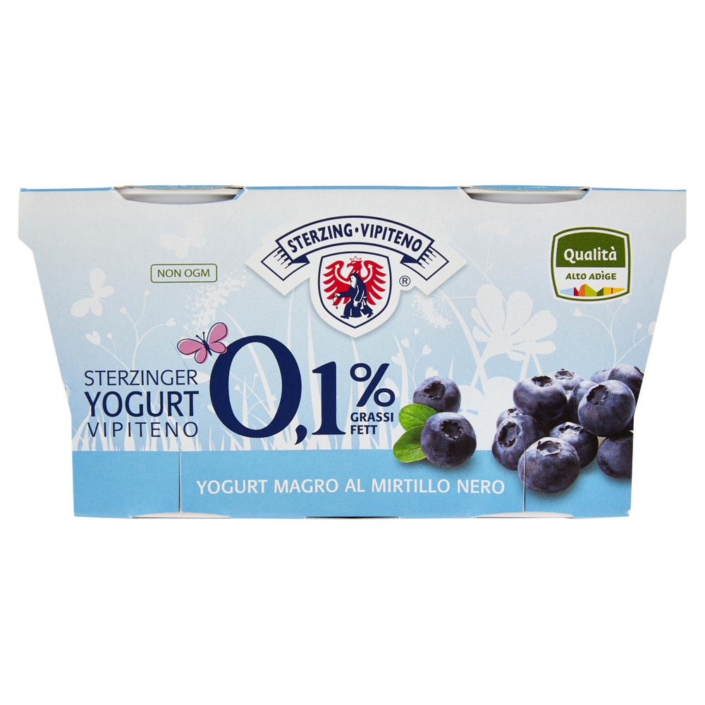 2 Yogurt  Magro 0,1% Mirtillo Nero Vipiteno - Foto 1