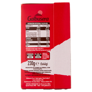 Snack Biscobarretta Con Cereali E Cioccolato Fondente5x36g Galbusera - Foto 2