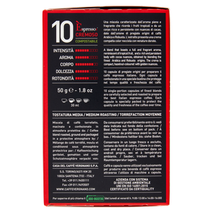 Capsule Caffè Cremoso Compatibili Nespresso 10pz Caffè Vergnano - Foto 3