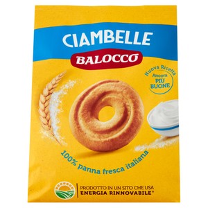 Biscotti Frollini Ciambelle Con Panna Fresca Senza Conservanti Balocco - Foto 1