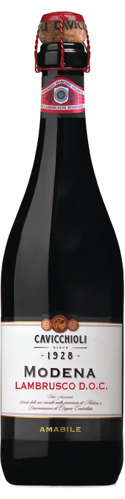 Lambrusco Doc Cavicchioli Amabile Modena - Foto 1
