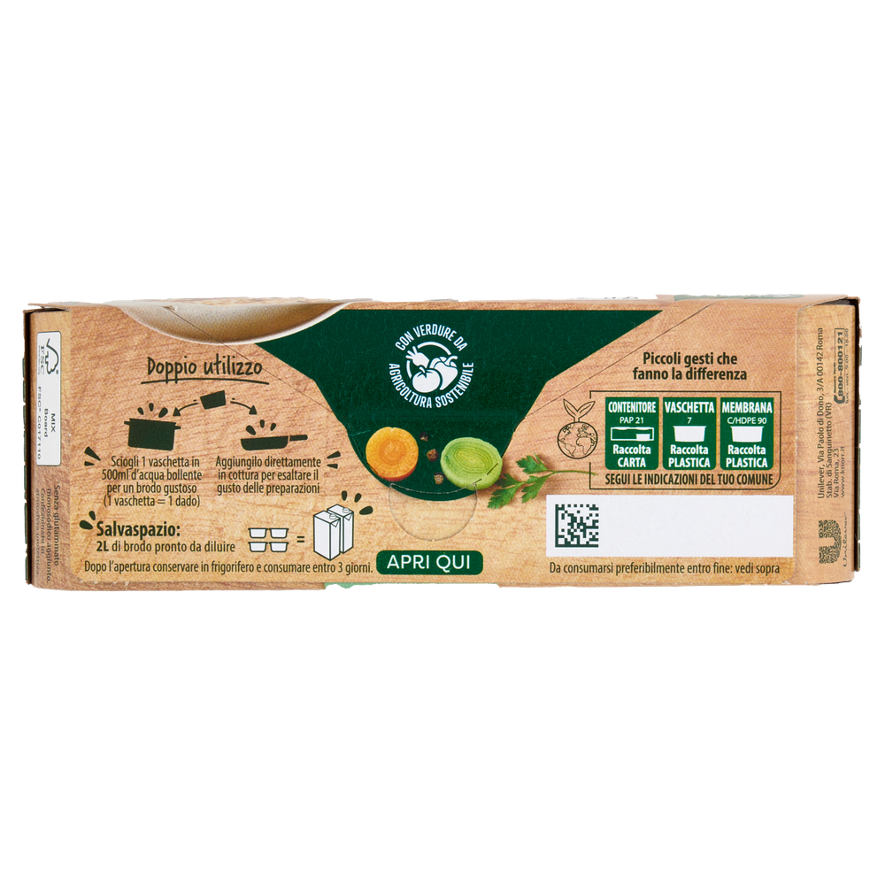 Cuore Di Brodo Vegetale Senza Glutammato 4x28g Knorr - Foto 3
