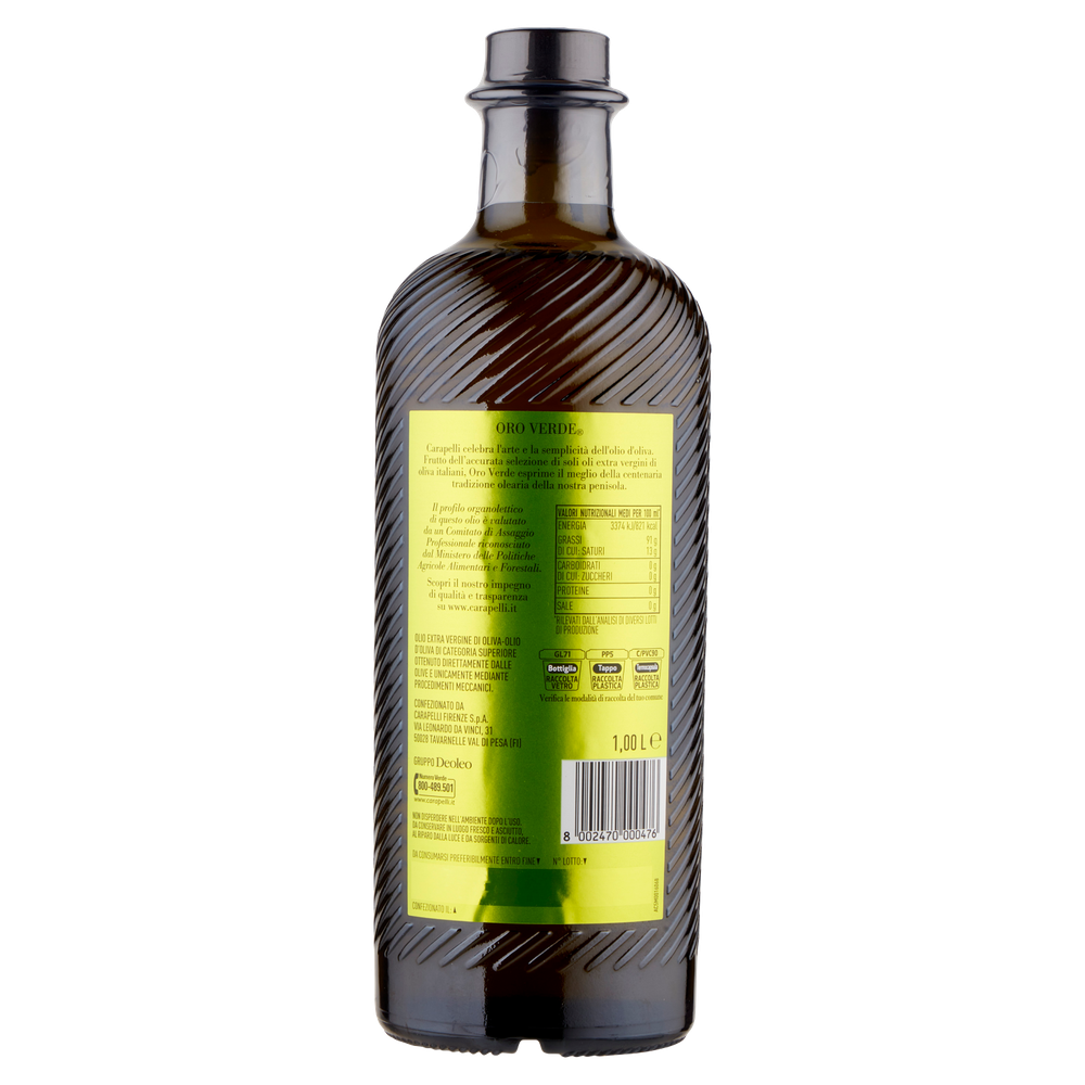 Olio Extra Vergine Di Oliva Italiano Oro Verde Carapelli
