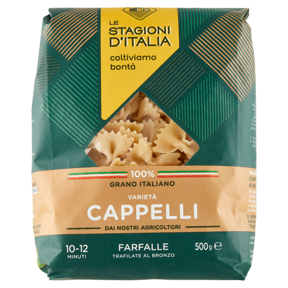 Pasta Farfalle Varieta' Senatore Cappelli Le Stagioni D'italia - Foto 1