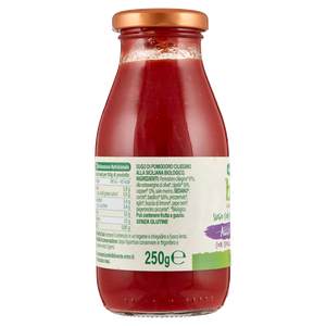 Sugo Di Pomodoro Ciliegino Alla Siciliana Biologico Bennet Bio - Foto 2