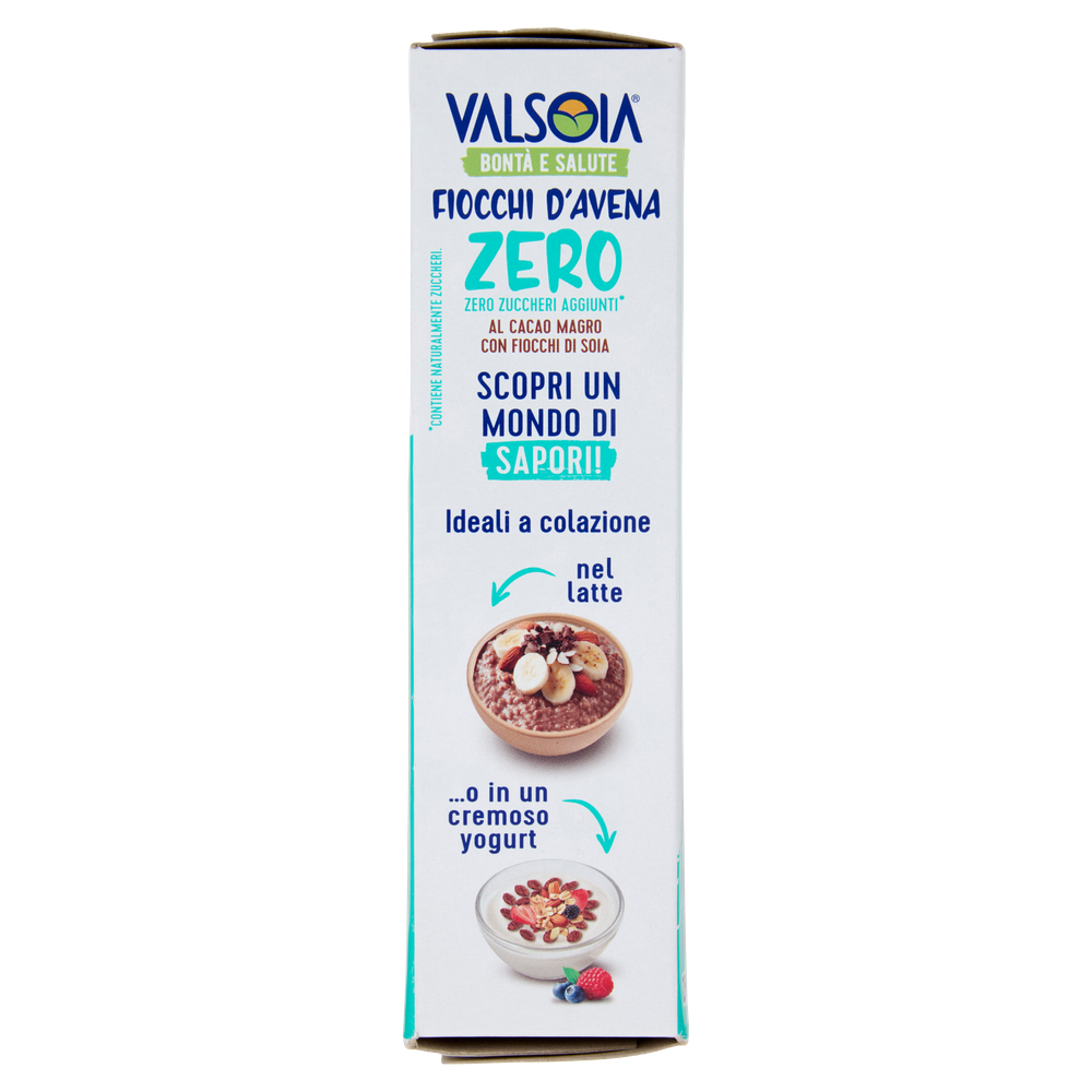 Fiocchi D'avena Al Cacao Magro Zero Zuccheri Aggiunti Valsoia - Foto 2