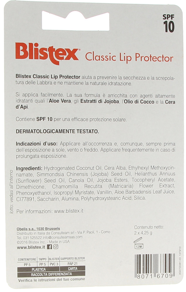 Balsamo Labbra Classic Blistex Conf. Da 2 - Foto 2