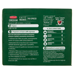 Caffè Macinato Espresso Bar Per Espresso 2x250g Bennet - Foto 3