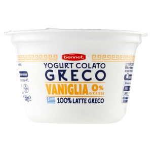 Yogurt Greco Vaniglia 0% Bennet