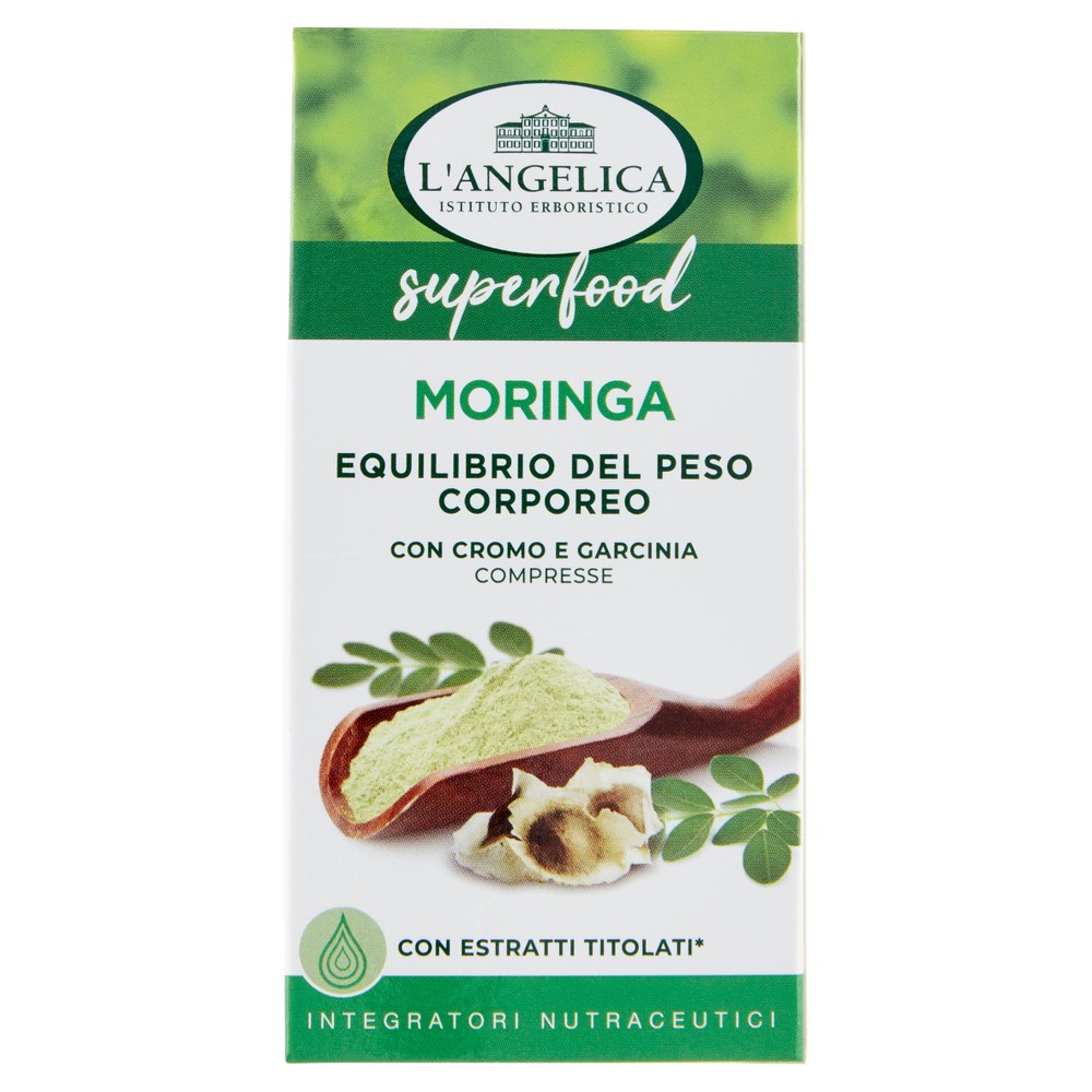 Moringa Con Cromo E Garcinia Compresse L'angelica - Foto 1