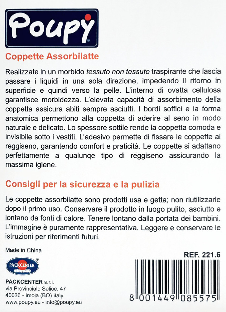 Coppette Assorbilatte Poupy Conf. Da 30 - Foto 2