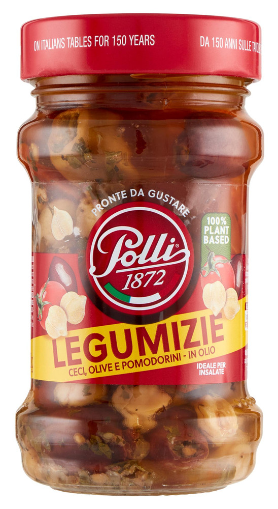 Mix Di Ceci, Olive E Pomodorini Semisecchi In Olio Legumizie Polli - Foto 1