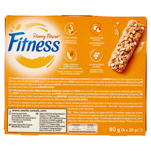 Barrette Cereali Con Miele Fiber Fitness, Conf.4 Da 20 Gr