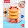 Fisher Price Squishseas 2 In 1 Silicone Rattle - Crab