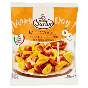 Mini W Rstel Pollo E Tacchino Con Patate Grigliate Surgelati 450g - Foto 1