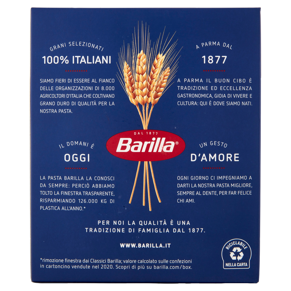 Pasta Sedani Rigati N.94 100% Grano Italiano Barilla - Foto 3