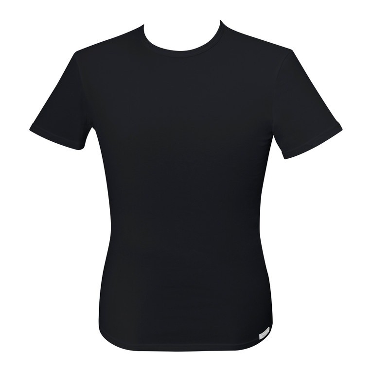 Maglia Intima Uomo Mezza Manica Girocollo XXL Nero Delinea - Foto 1