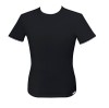 Maglia Intima Uomo Mezza Manica Girocollo XXL Nero Delinea