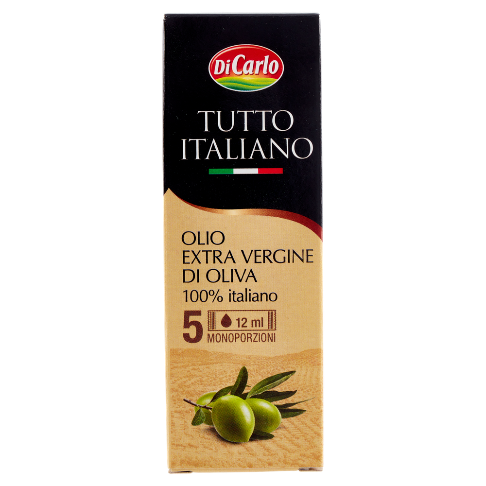 Olio Extra Vergine Di Oliva Tutto Italiano Monodose 5x12ml Di Carlo - Foto 3