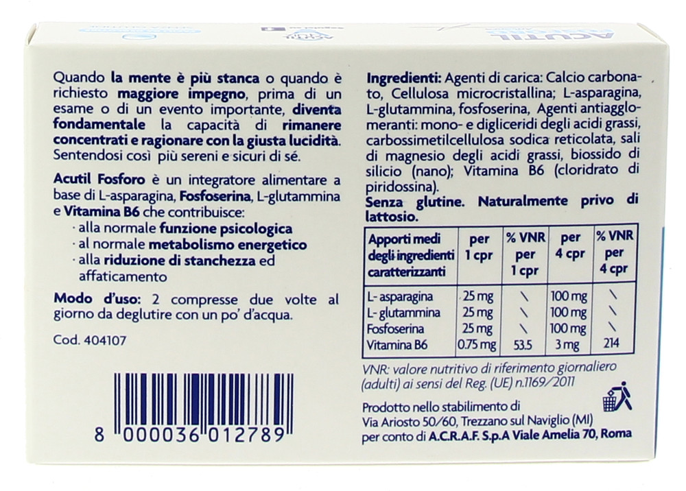 Acutil Fosforo Advance Compresse - Foto 3