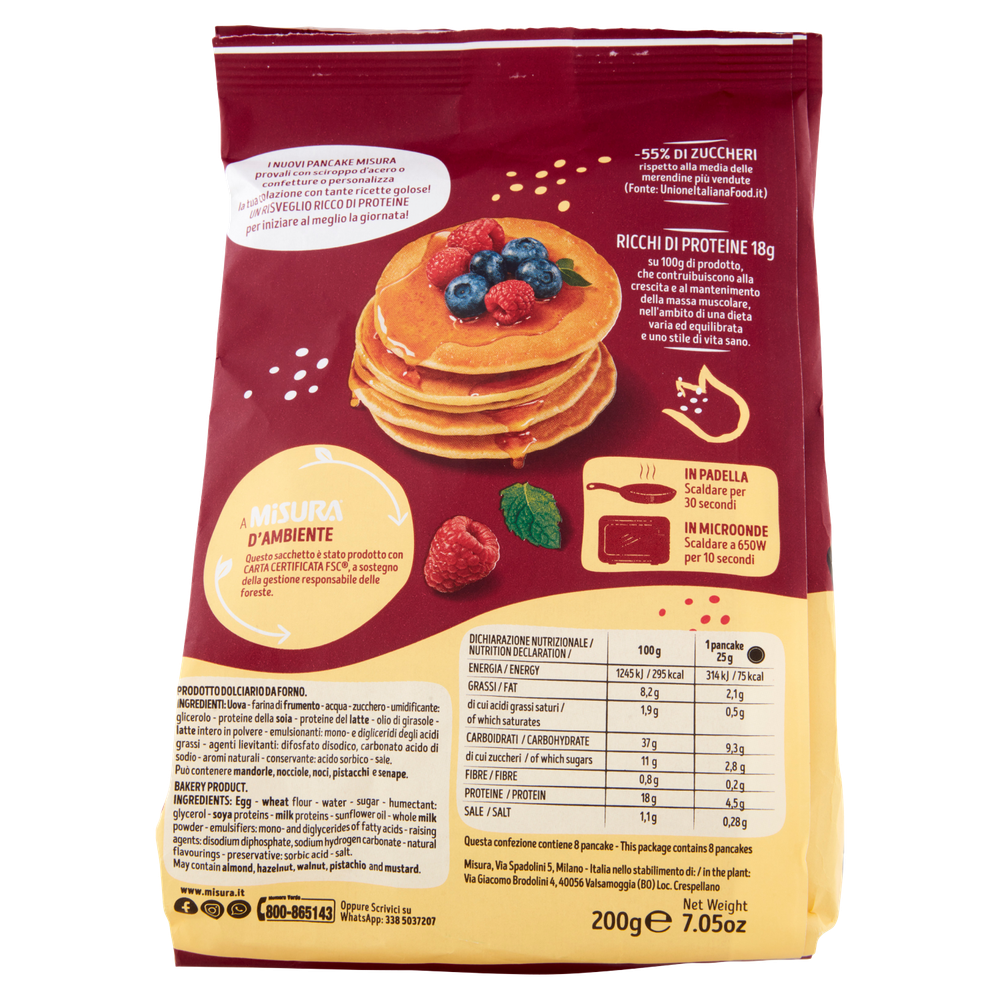 Pancake Proteici Con -55% Di Zuccheri Misura - Foto 3