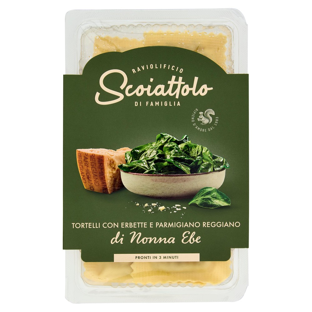 Tortelli Erbette E Parmigiano Nonna Ebe200g Lo Scoiattolo - Foto 1