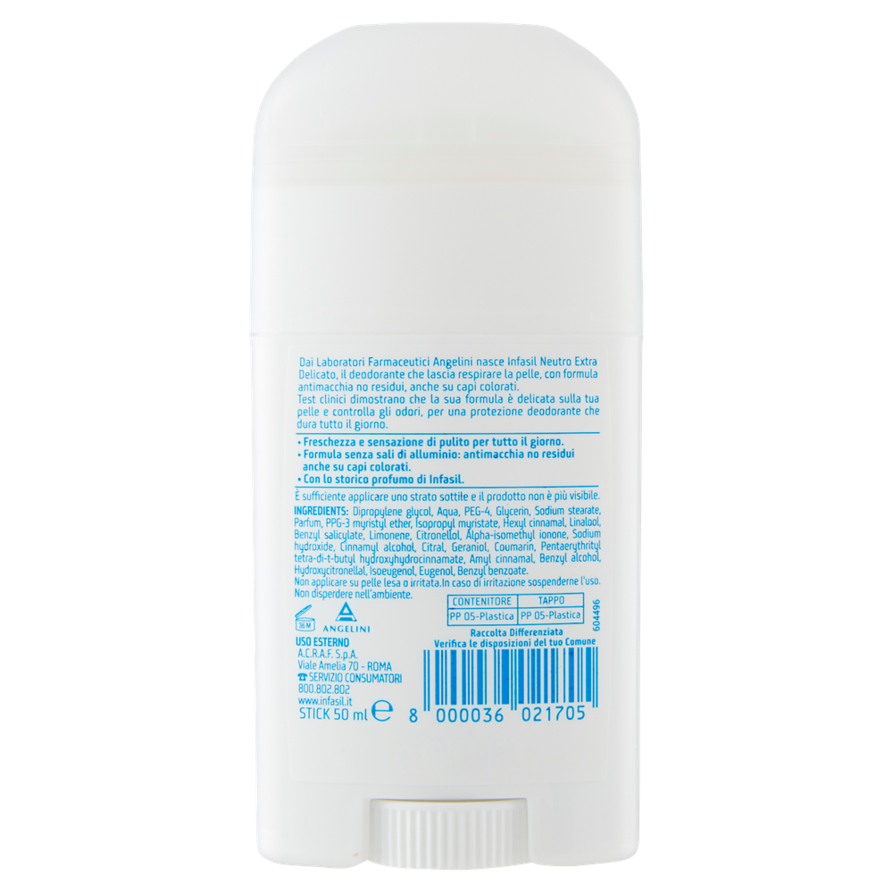 Deodorante Infasil Stick Extra Delicato - Foto 3