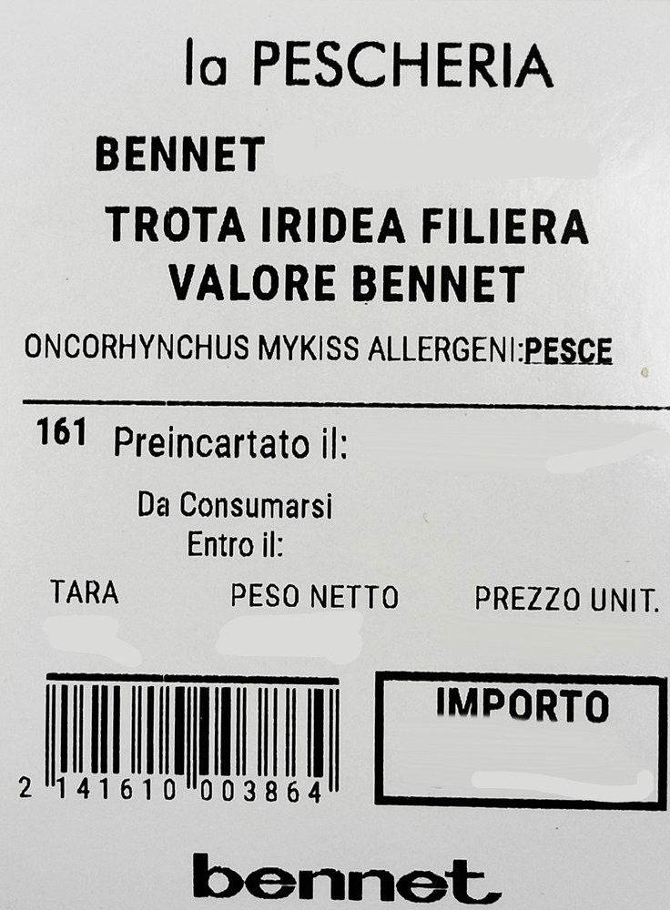 Trota Iridea Filiera Valore Bennet - Foto 3