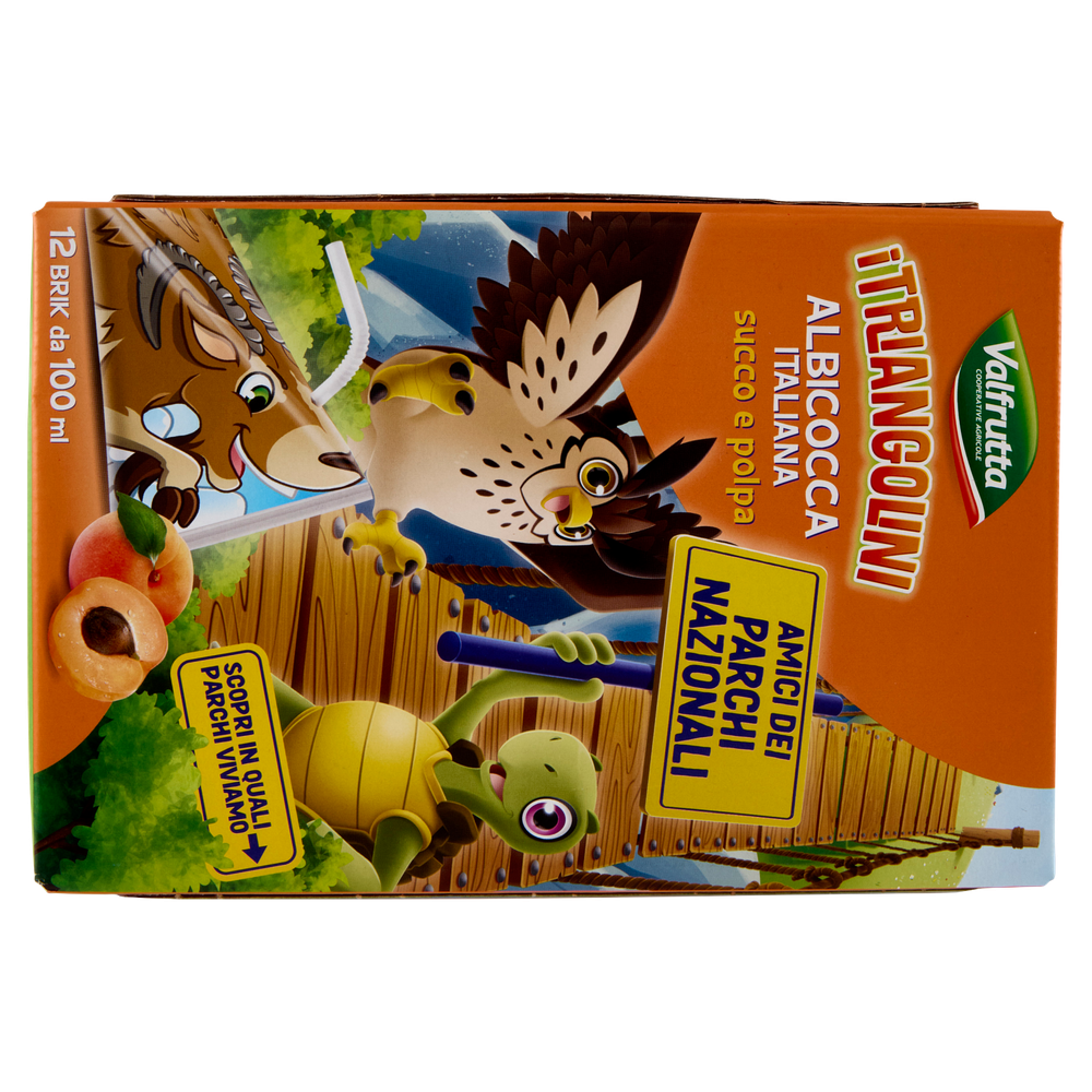 Succo E Polpa All'albicocca I Triangolini 12x100 Ml. Valfrutta - Foto 3