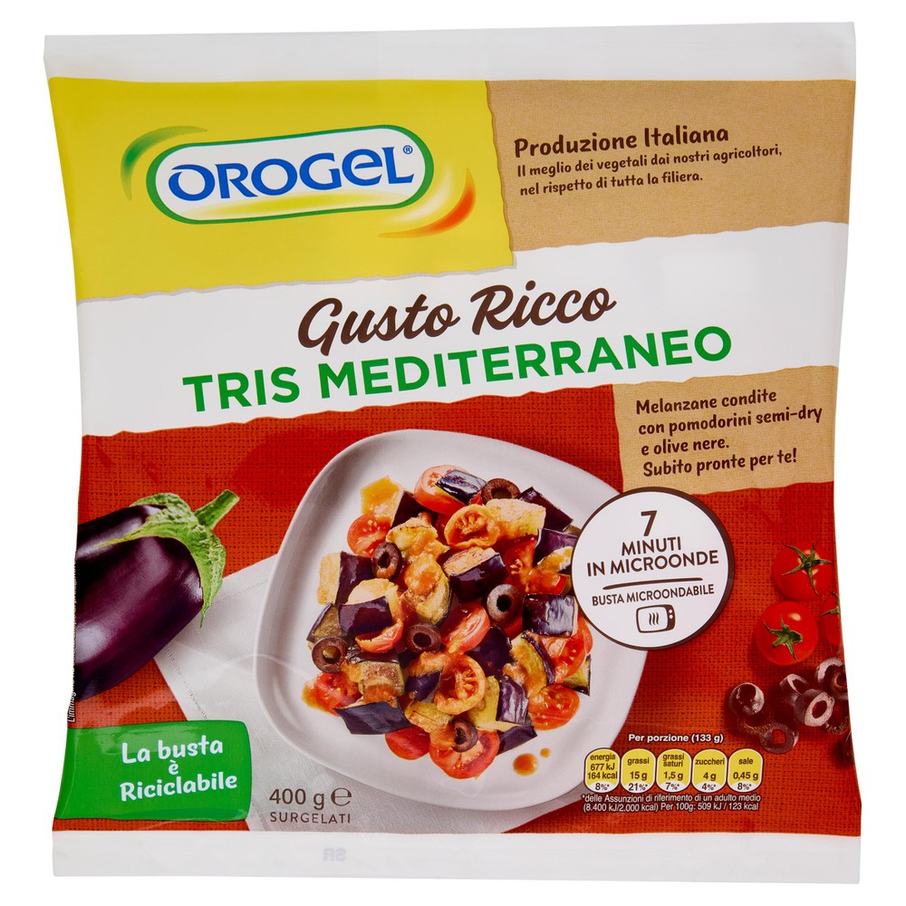 Gusto Ricco Tris Mediterraneo Surgelati Orogel - Foto 1