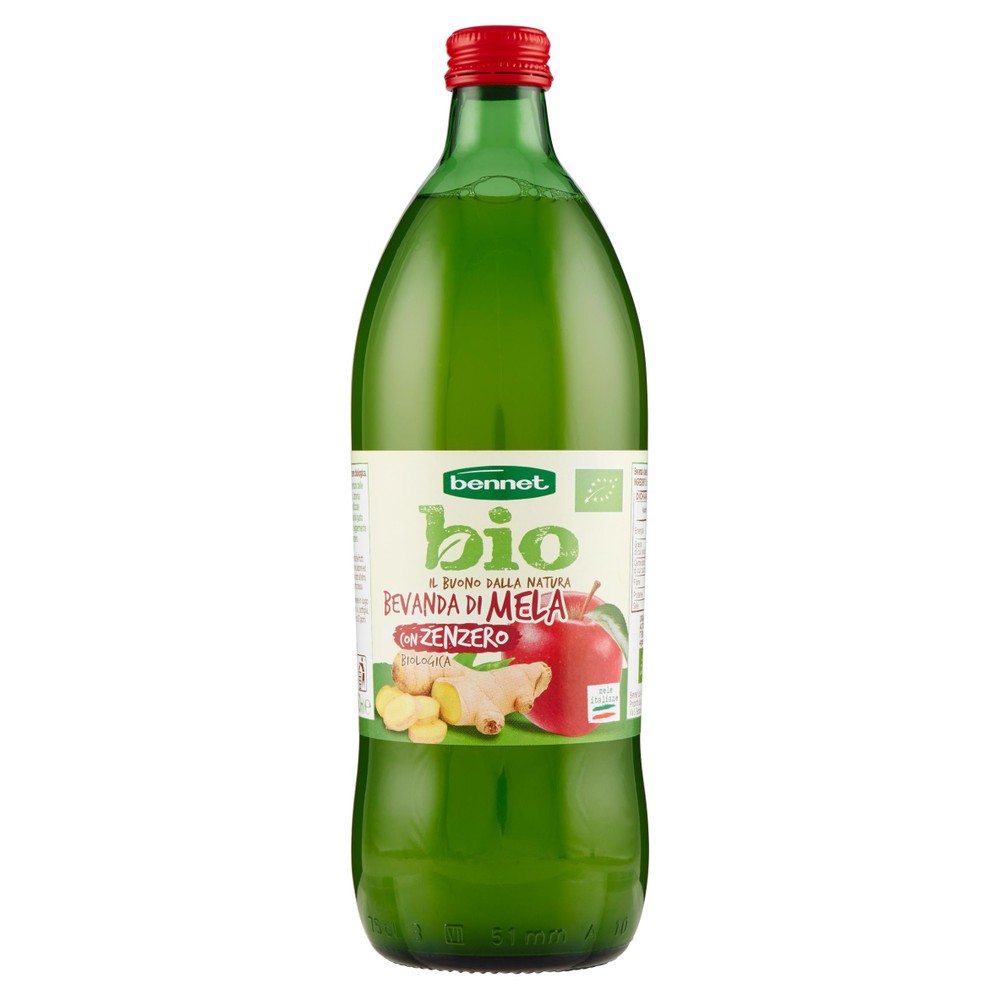 Succo Di Mela E Zenzero Bennet Bio Bottiglia - Foto 1