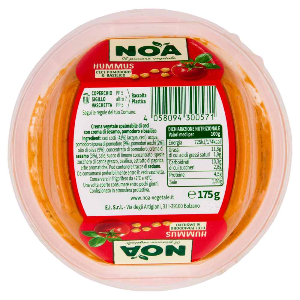 Hummus Ceci Pomodoro & Basilico Noa - Foto 3