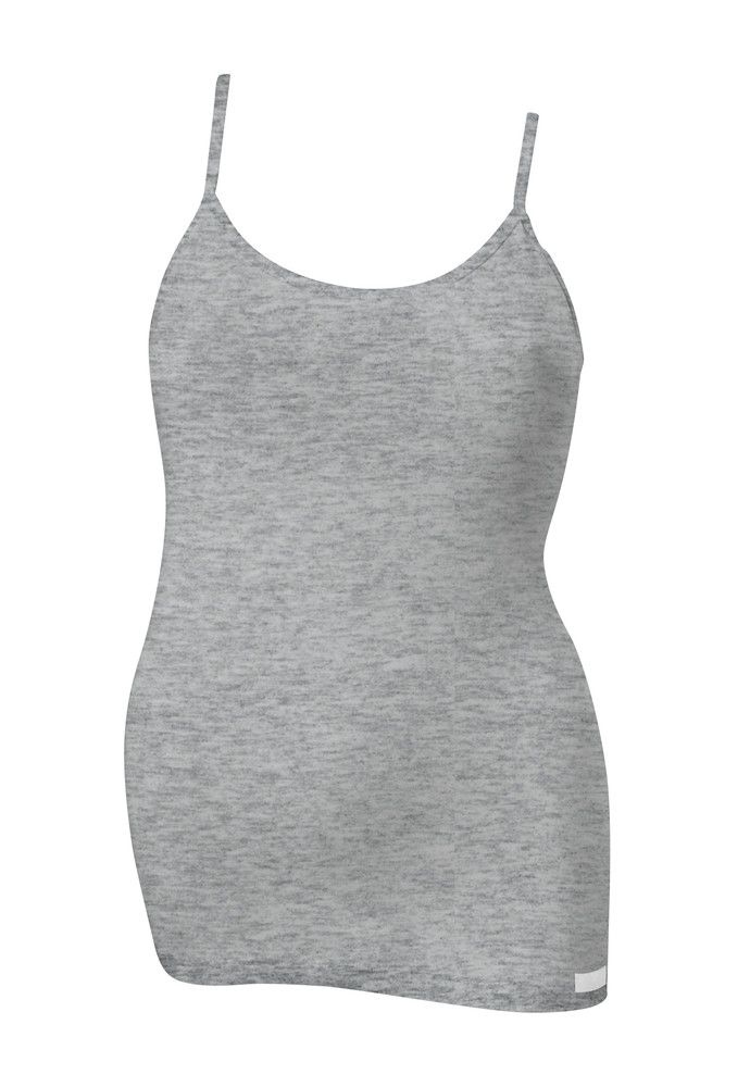 Top Donna Spalla Stretta L Grigio Melange Delinea