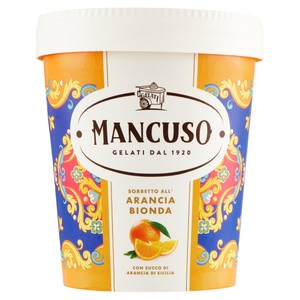 Sorbetto All'arancia Bionda Con Succo Di Arancia Di Sicilia - Foto 1
