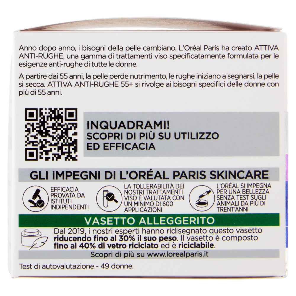 Crema Notte Antirughe Con Calcio 55+ L'oreal - Foto 2