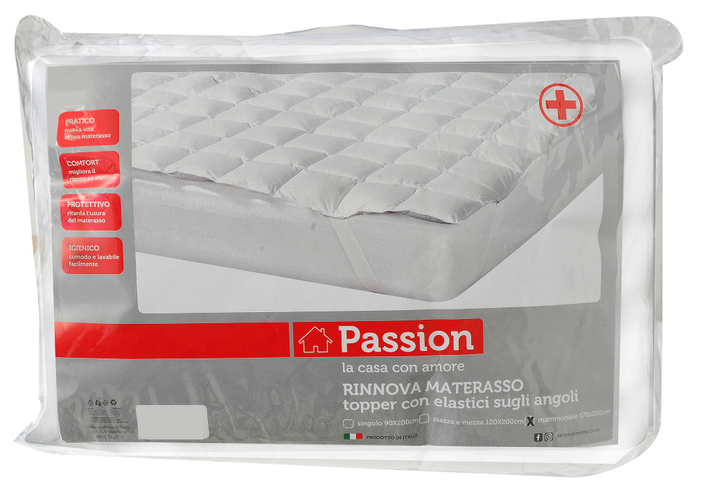 Topper Microfibra 100% Poliestere 2 Piazze Cm170x200 - Foto 1