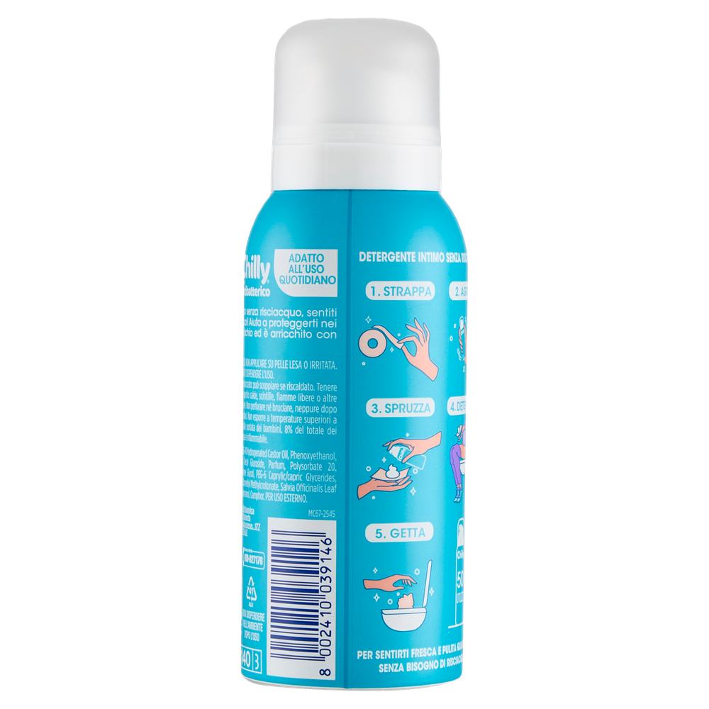 Detergente Intimo Antibatterico Chilly No Rinse - Foto 3