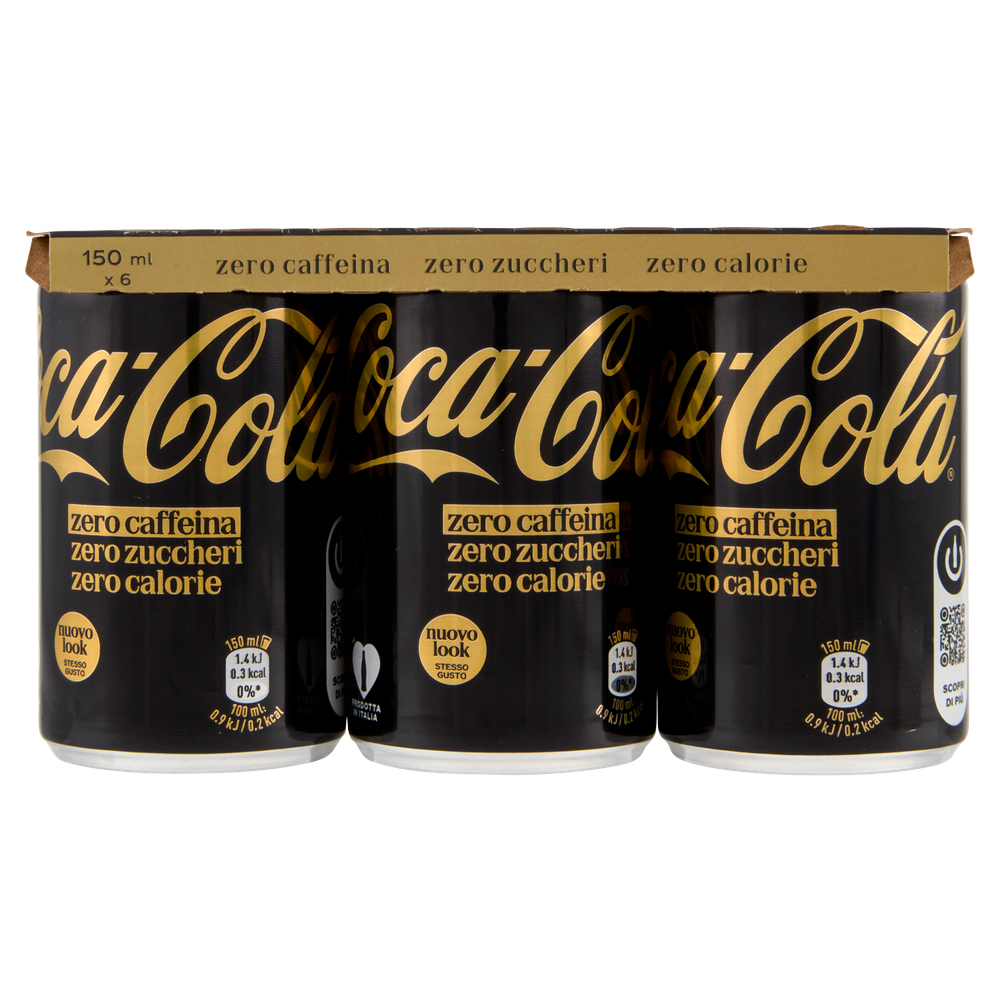 Coca-Cola Zero Caffeine Free Minican 6 X 150ml - Foto 3