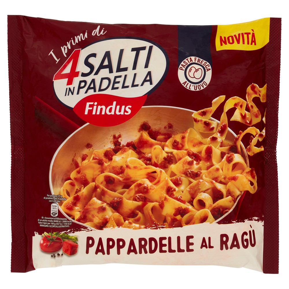 Pappardele Al Ragu' 4 Salti In Padella Findus
