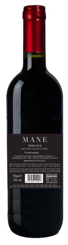 Vino Rosso Igt Toscana Mane - Foto 2