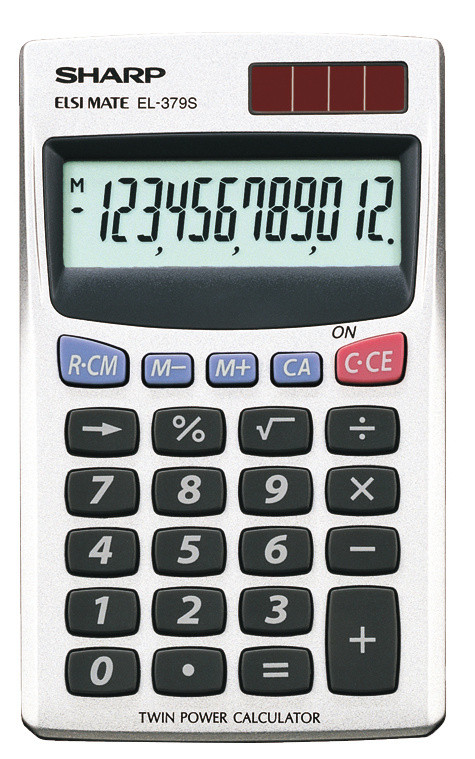 Calcolatrice Tascabile El379sb Sharp - Foto 1