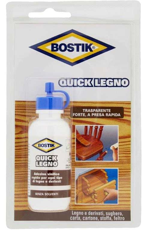 Colla Vinilica Quick Legno Blister 75gr Bostik - Foto 1