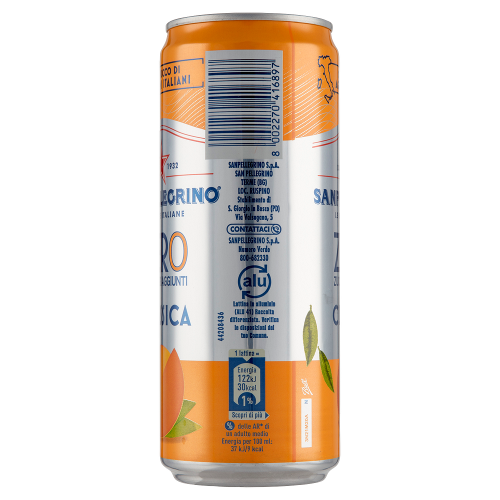 Aranciata Zero S.Pellegrino In Lattina - Foto 2