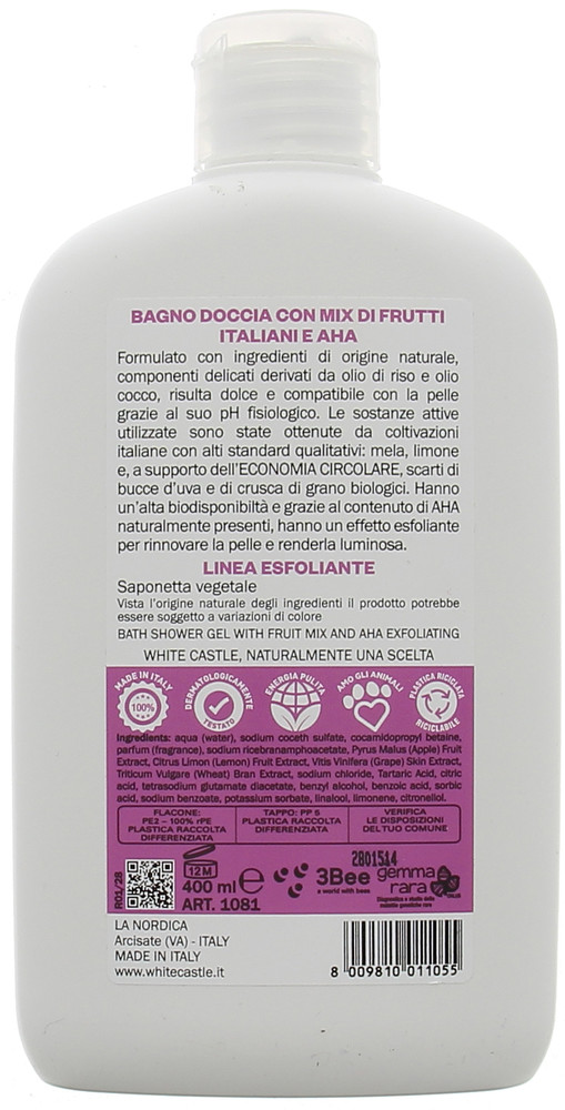 Bagnodoccia Esfoliante White Castle - Foto 2