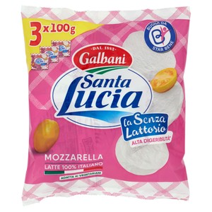 Mozzarella Senza Lattosio Santa Lucia Conf. Da 3 - Foto 1