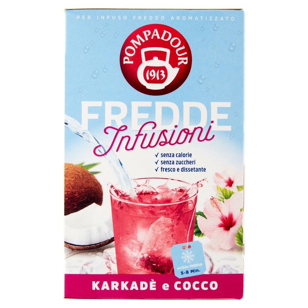 Infuso Con Karkade' E Cocco Fredde Infusioni Pompadour - Foto 1