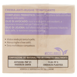 Crema Antirughe Tonificante Cera Cupra