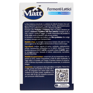 Matt Fermenti Lattici Prebiotico + Probiotico Orosolubili 12 Bustine - Foto 3